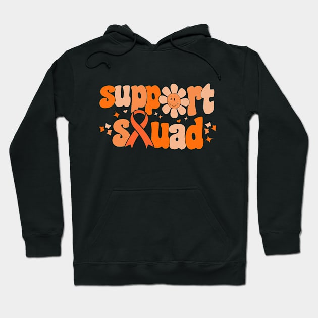 Support Squad Multiple Sclerosis Awareness Hoodie by JazlynShyann